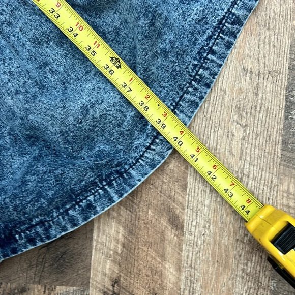 Vintage Miss Lizz Acid Wash Drop Waist 7/8 Dress NWT - Picture 12 of 12